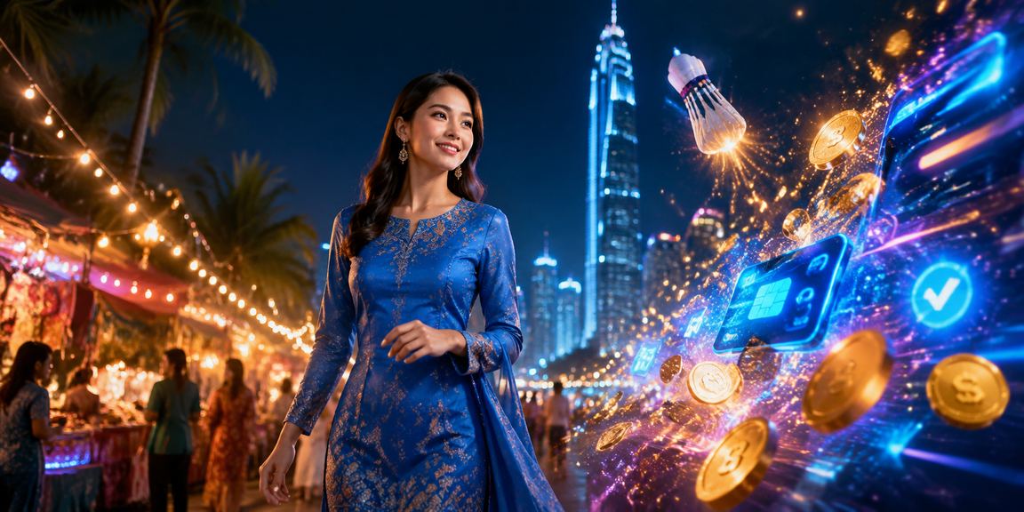 Pengguna misai8 berbaju kurung di Kuala Lumpur mengakses pertaruhan sukan selepas log masuk