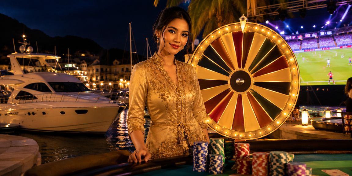 Taruhan bola sepak di Langkawi dengan tema tradisi kebaya